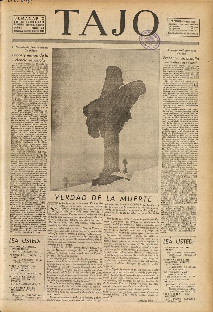 Miniatura de Tajo, 2 de noviembre de 1940