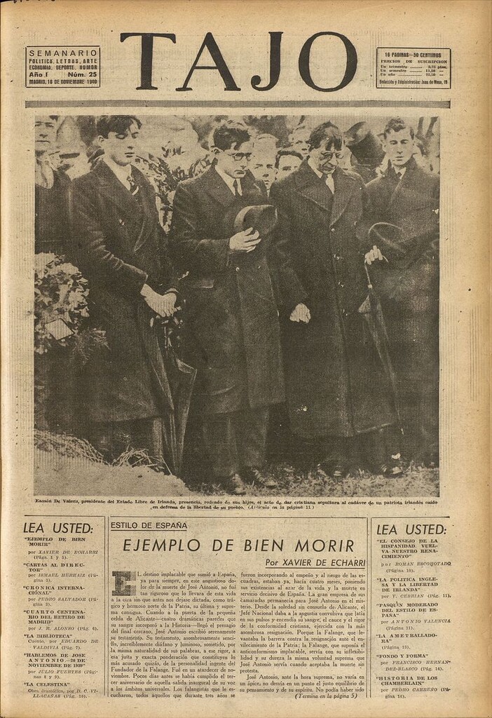 Miniatura de Tajo, 16 de noviembre de 1940