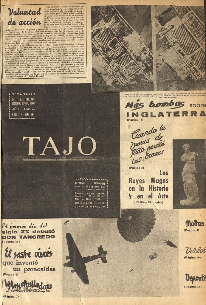 Miniatura de Tajo, 4 de enero de 1941