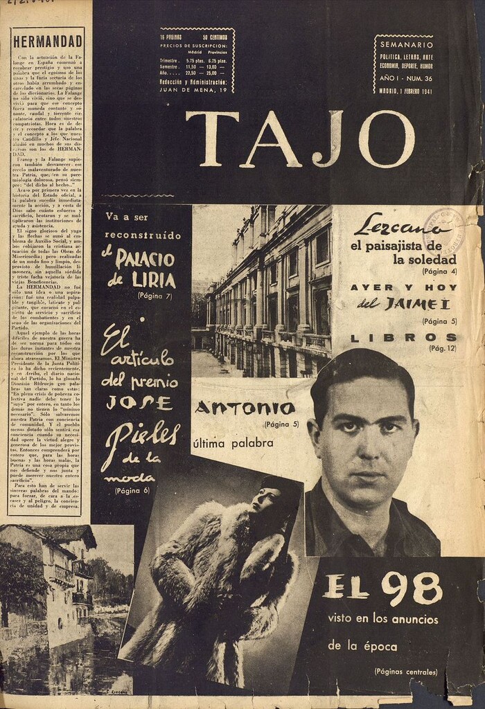 Miniatura de Tajo, 1 de febrero de 1941