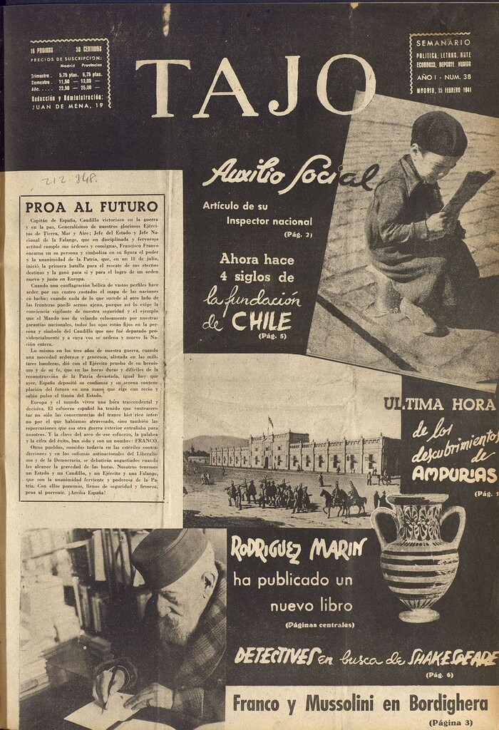 Miniatura de Tajo, 15 de febrero de 1941