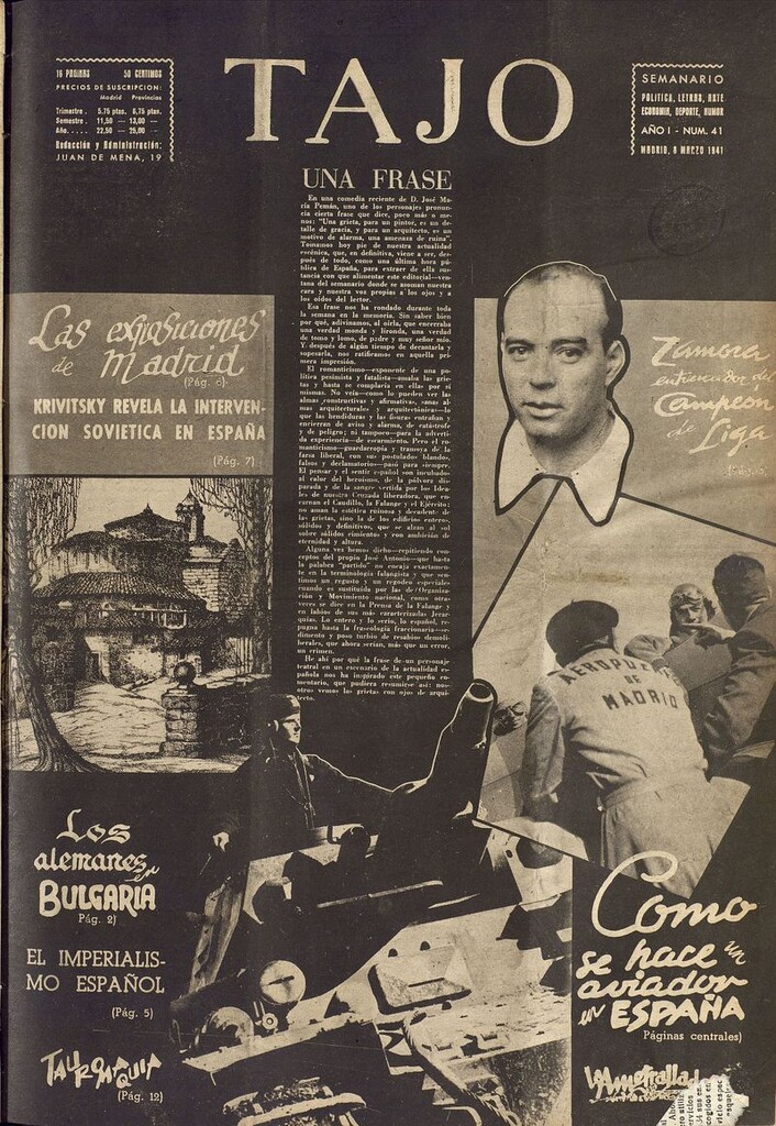 Miniatura de Tajo, 8 de marzo de 1941