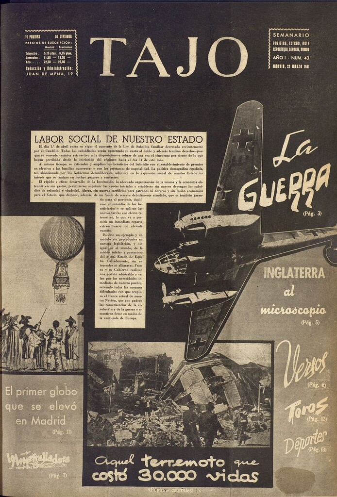 Miniatura de Tajo, 22 de marzo de 1941