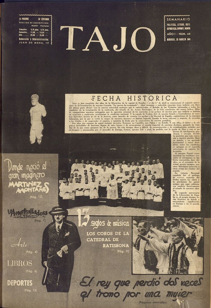 Miniatura de Tajo, 29 de marzo de 1941