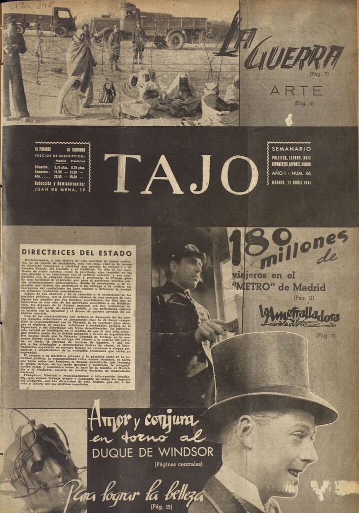 Miniatura de Tajo, 12 de abril de 1941