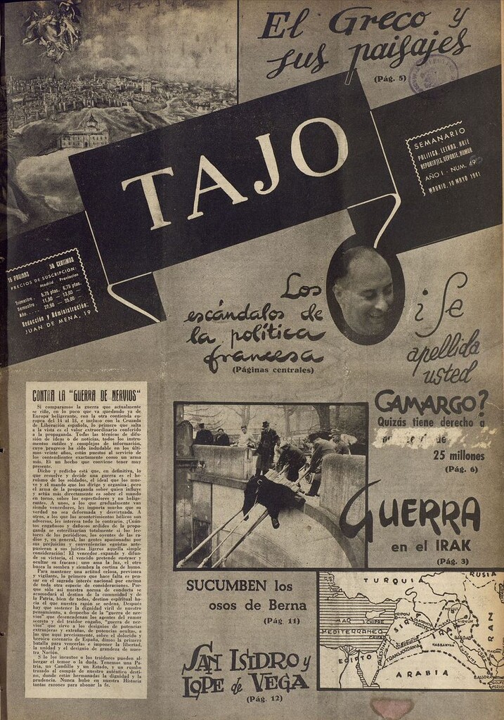 Miniatura de Tajo, 10 de mayo de 1941