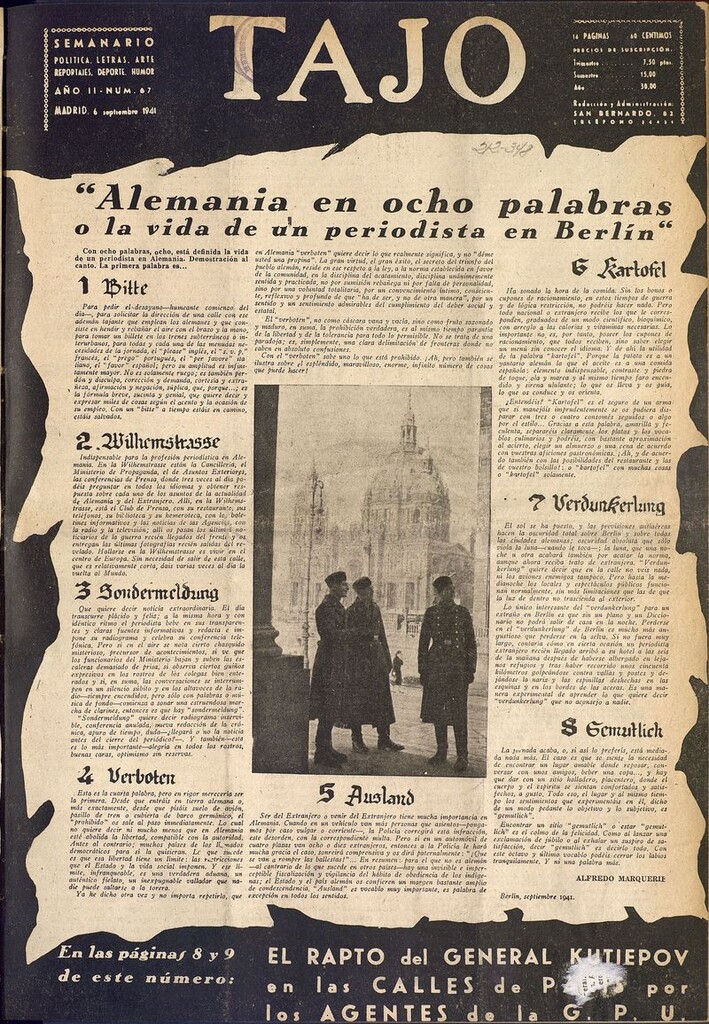 Miniatura de Tajo, 6 de septiembre de 1941
