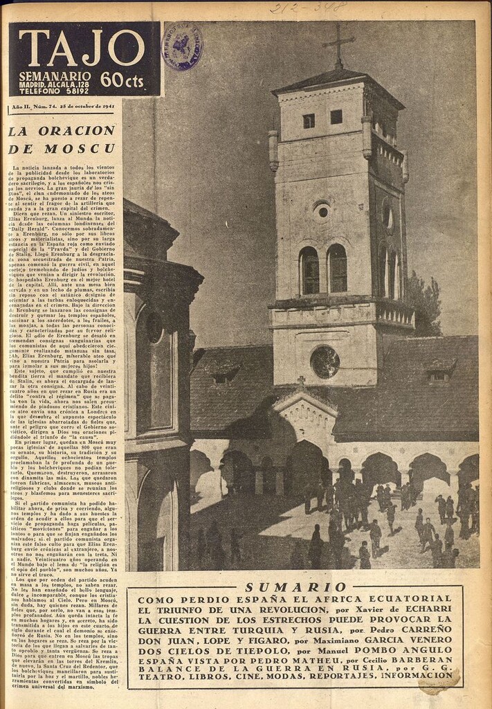 Miniatura de Tajo, 25 de octubre de 1941