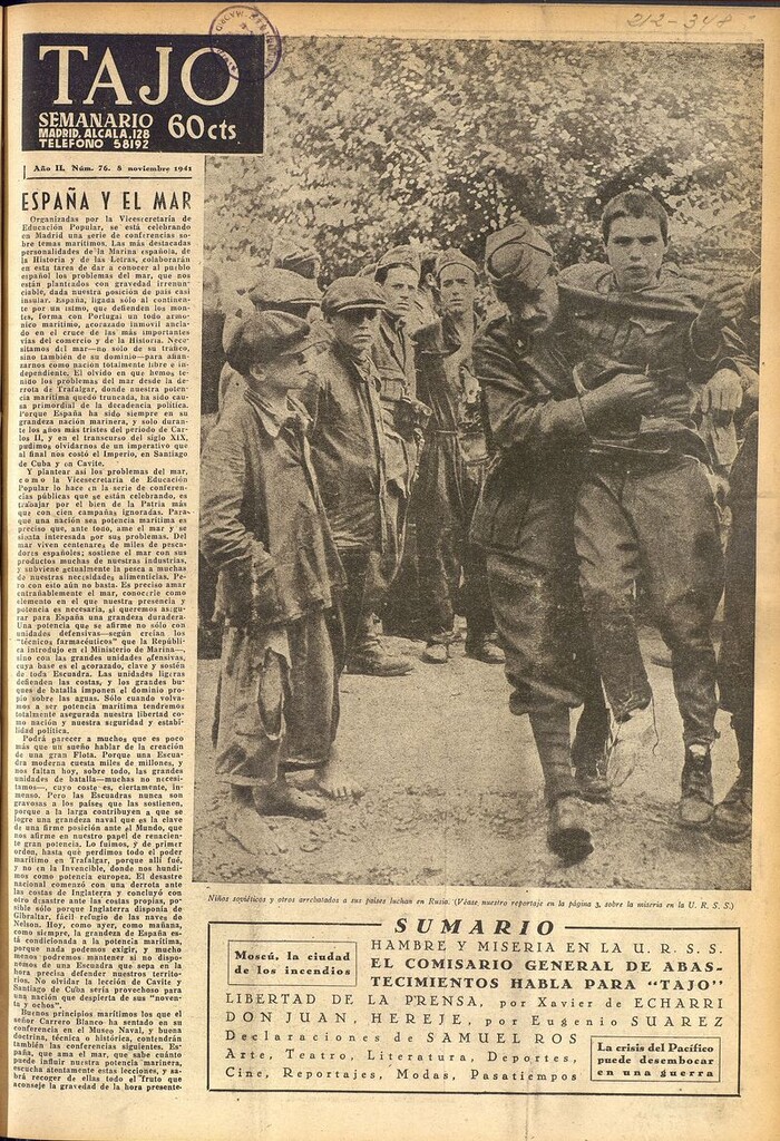 Miniatura de Tajo, 8 de noviembre de 1941