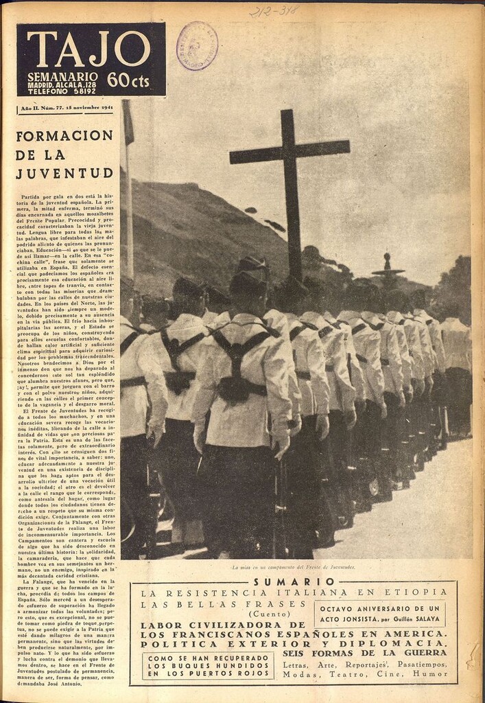 Miniatura de Tajo, 15 de noviembre de 1941