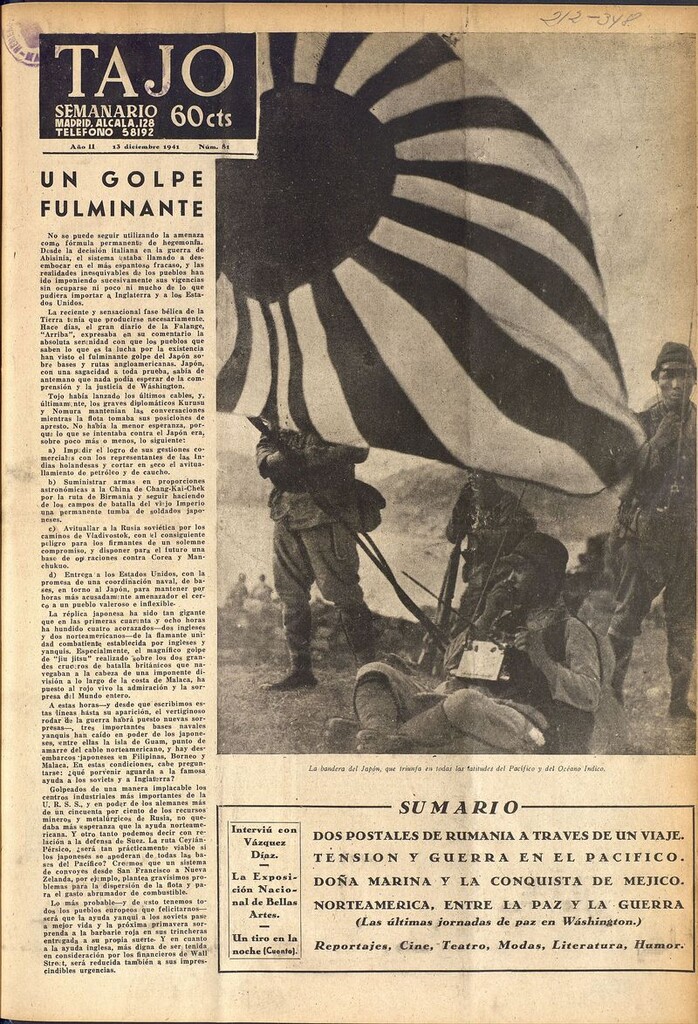 Miniatura de Tajo, 13 de diciembre de 1941
