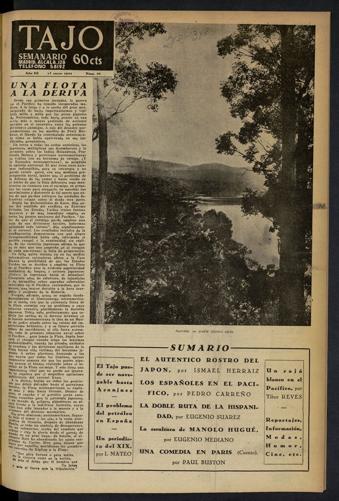 Miniatura de Tajo, 17 de enero de 1942