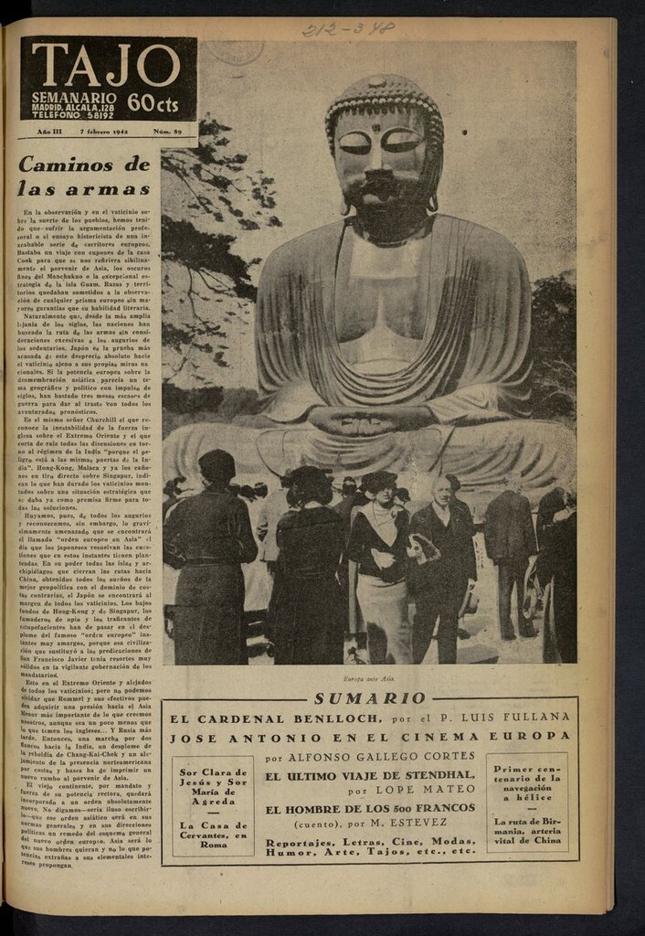 Miniatura de Tajo, 7 de febrero de 1942