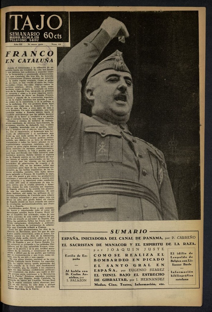 Miniatura de Tajo, 31 de enero de 1942