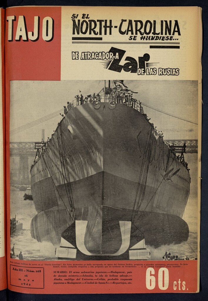 Miniatura de Tajo, 16 de mayo de 1942