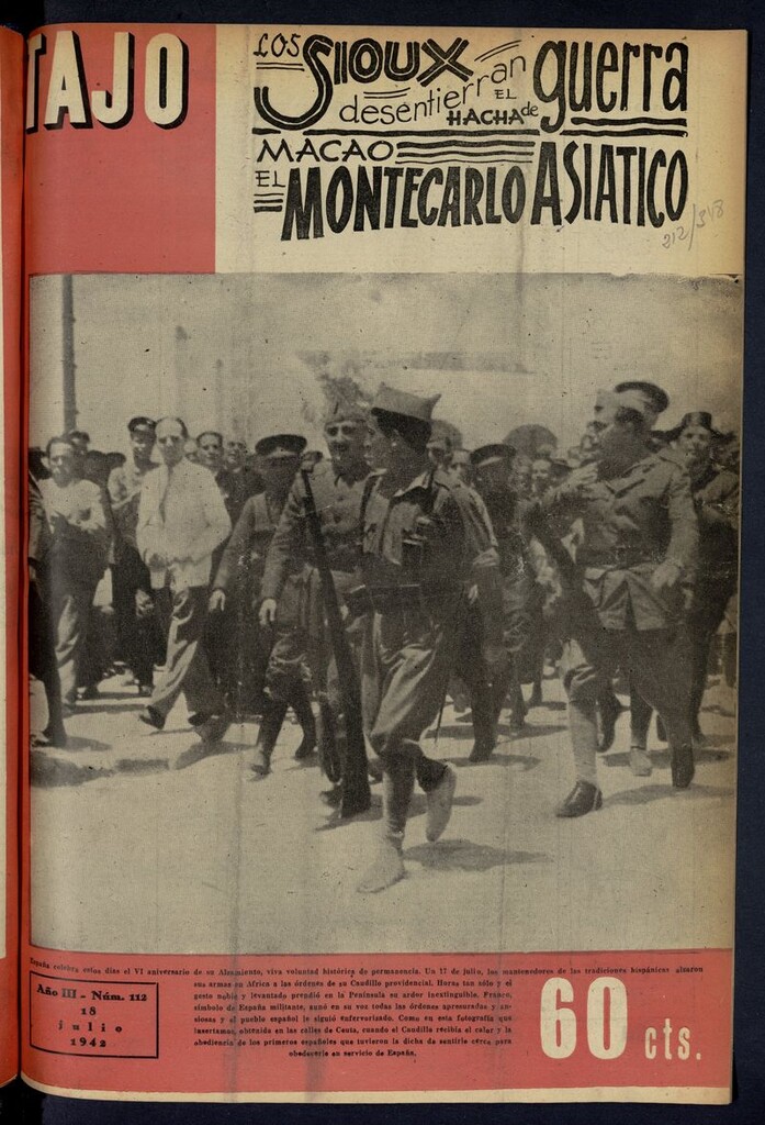 Miniatura de Tajo, 18 de julio de 1942