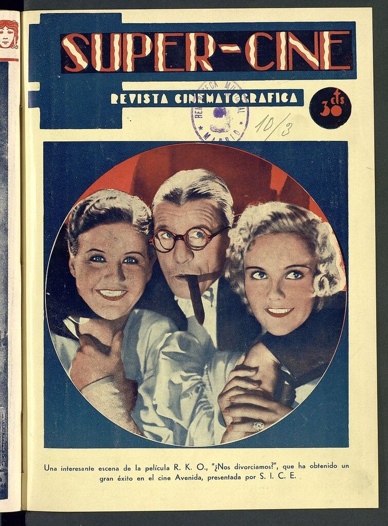 Miniatura de Súper-Cine : Revista Cinematográfica. 1 de junio de 1933. Número 13