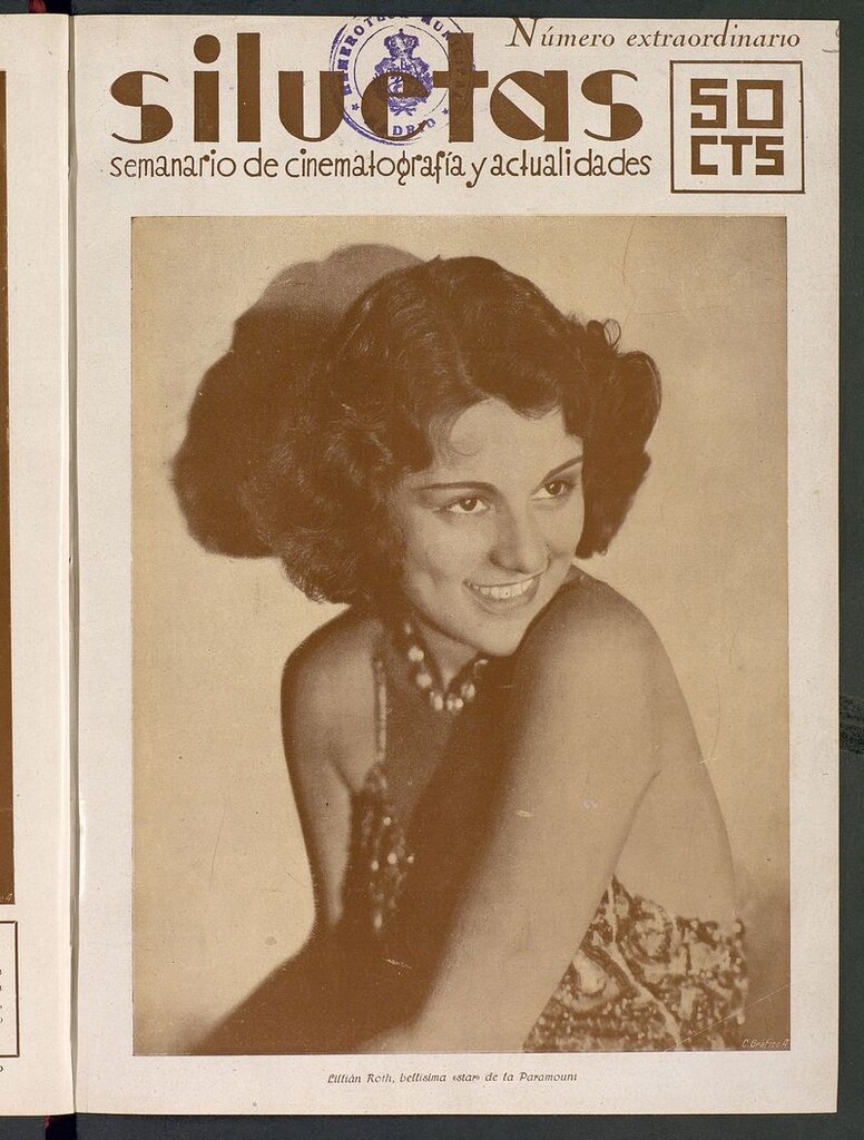Miniatura de Siluetas: semanario español de cinematografía del 25 de enero de 1930. Número 4