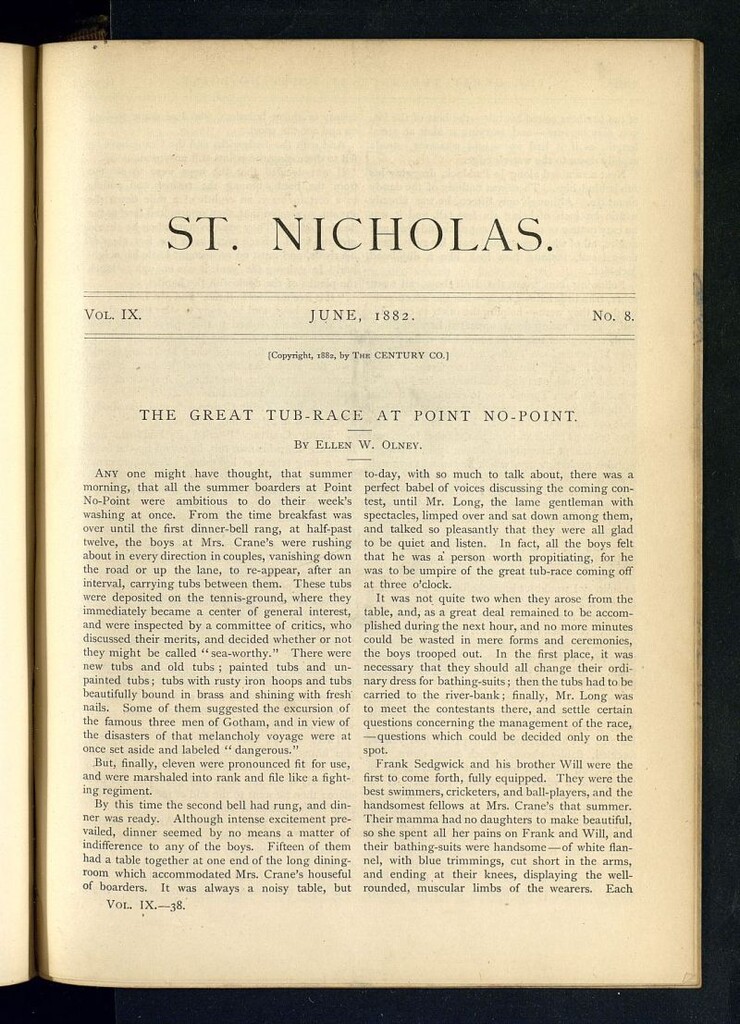 Miniatura de Saint Nicholas : scribner´s illustrated magazine for girls and boys del mes de junio de 1882, nº 8