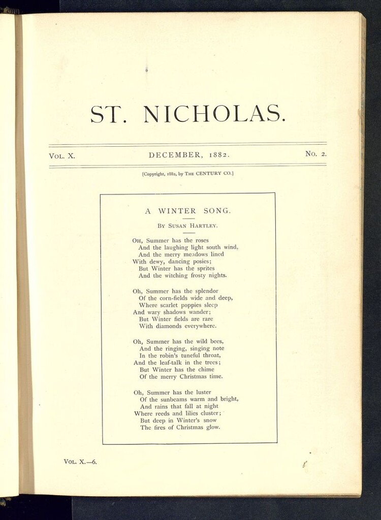 Miniatura de Saint Nicholas : scribner´s illustrated magazine for girls and boys del mes de diciembre de 1882, nº 2