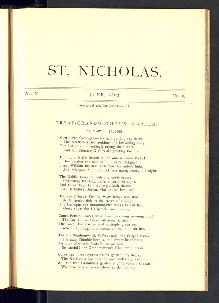 Miniatura de Saint Nicholas : scribner´s illustrated magazine for girls and boys del mes de junio de 1883, nº 8
