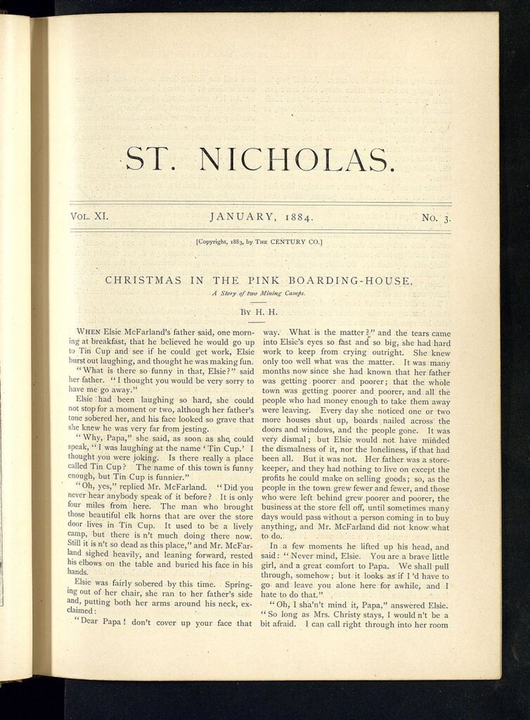 Miniatura de Saint Nicholas : scribner´s illustrated magazine for girls and boys del mes de enero de 1884, nº 3
