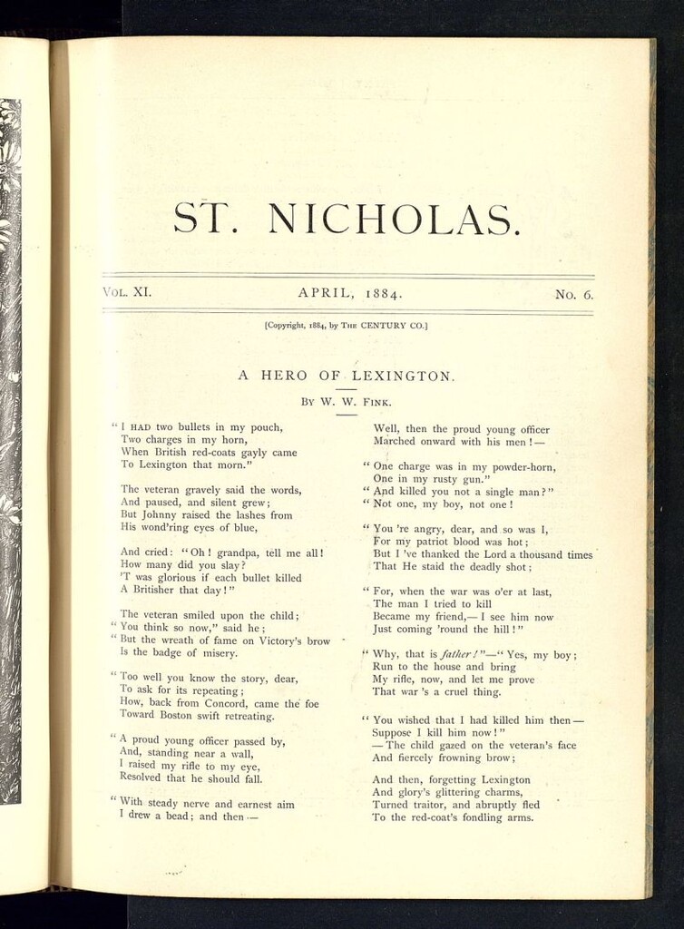 Miniatura de Saint Nicholas : scribner´s illustrated magazine for girls and boys del mes de abril de 1884, nº 6