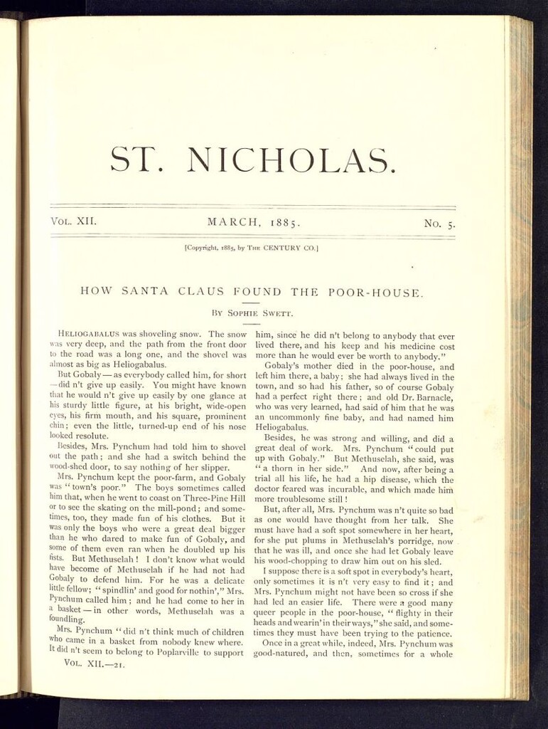 Miniatura de Saint Nicholas : scribner´s illustrated magazine for girls and boys del mes de marzo de 1885, nº 5