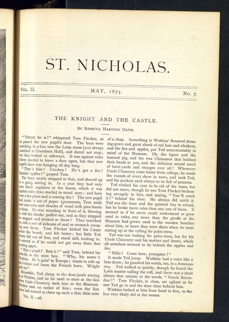 Miniatura de Saint Nicholas : scribner´s illustrated magazine for girls and boys de mayo de 1875, nº 7