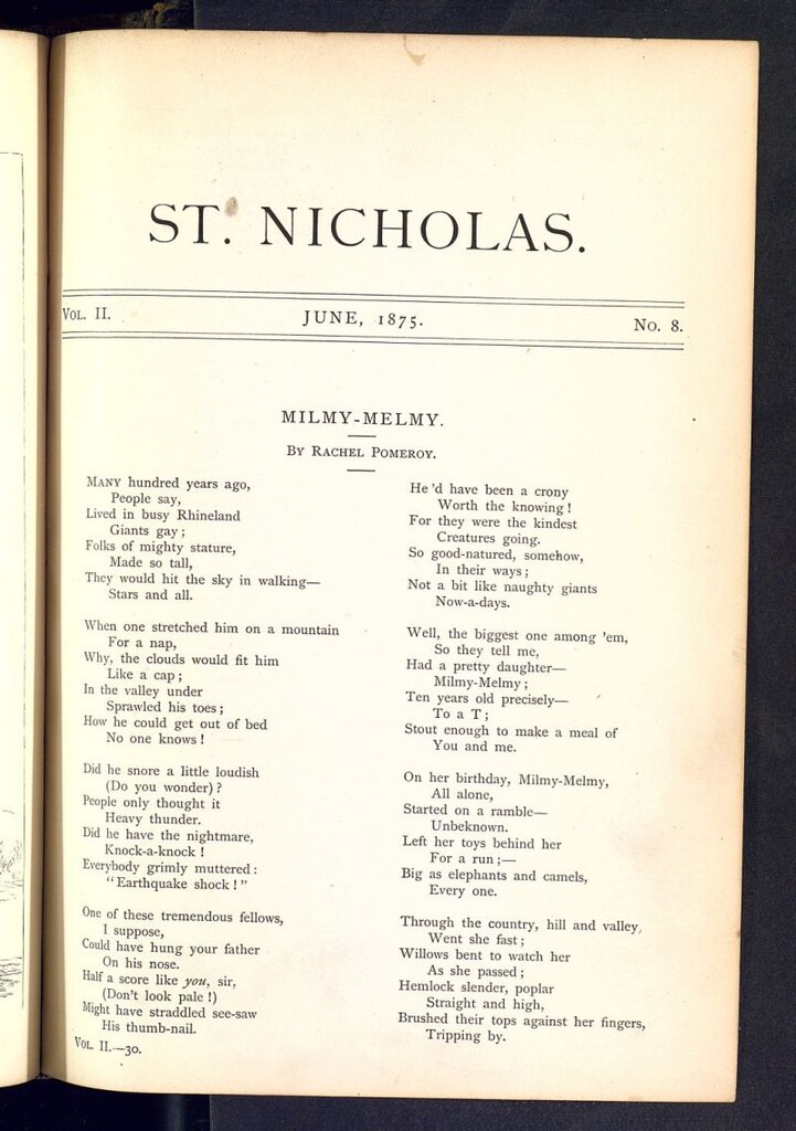 Miniatura de Saint Nicholas : scribner´s illustrated magazine for girls and boys de junio de 1875, nº 8