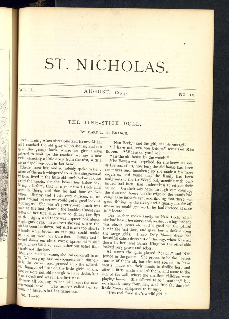 Miniatura de Saint Nicholas : scribner´s illustrated magazine for girls and boys de agosto de 1875, nº 10