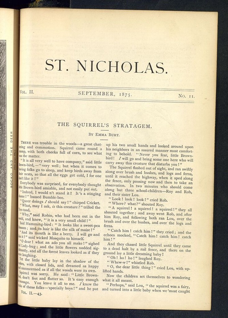 Miniatura de Saint Nicholas : scribner´s illustrated magazine for girls and boys de septiembre de 1875, nº 11