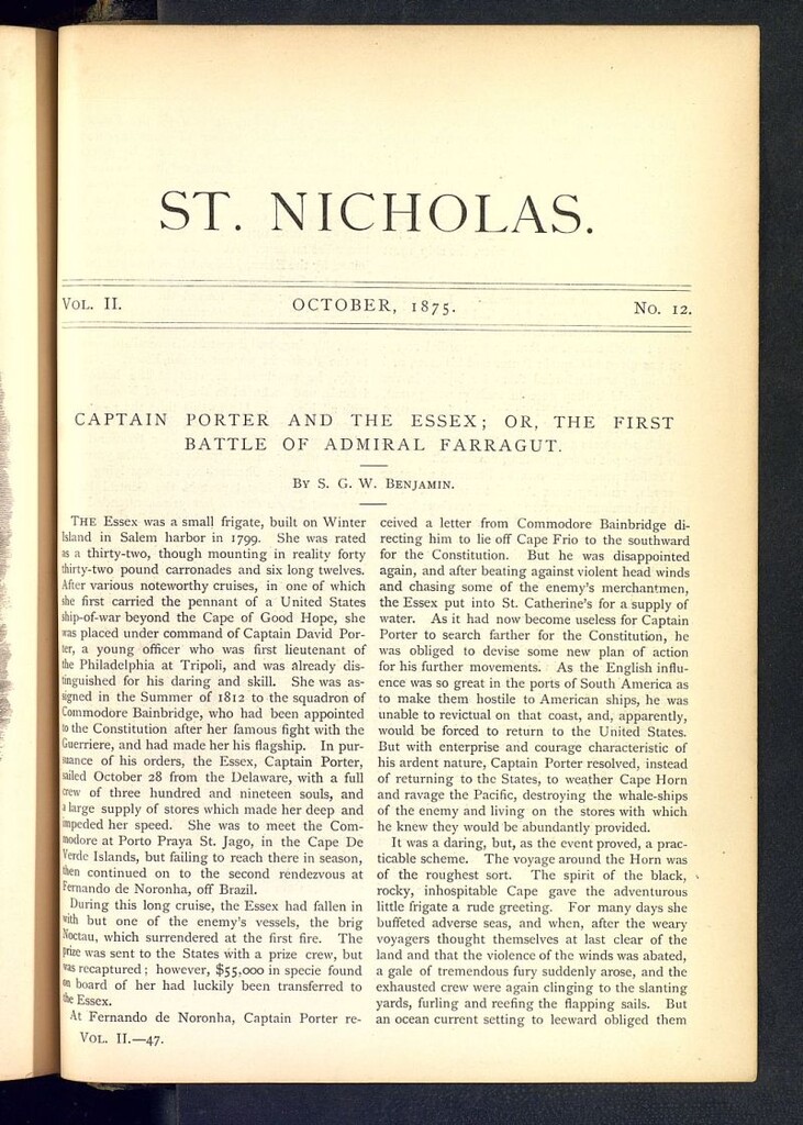 Miniatura de Saint Nicholas : scribner´s illustrated magazine for girls and boys de octubre de 1875, nº 12