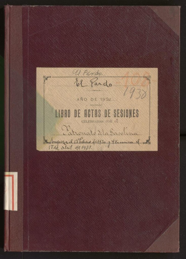 Miniatura de Actas y acuerdos del ayuntamiento de El Pardo de 1930-1931. Libro 282.