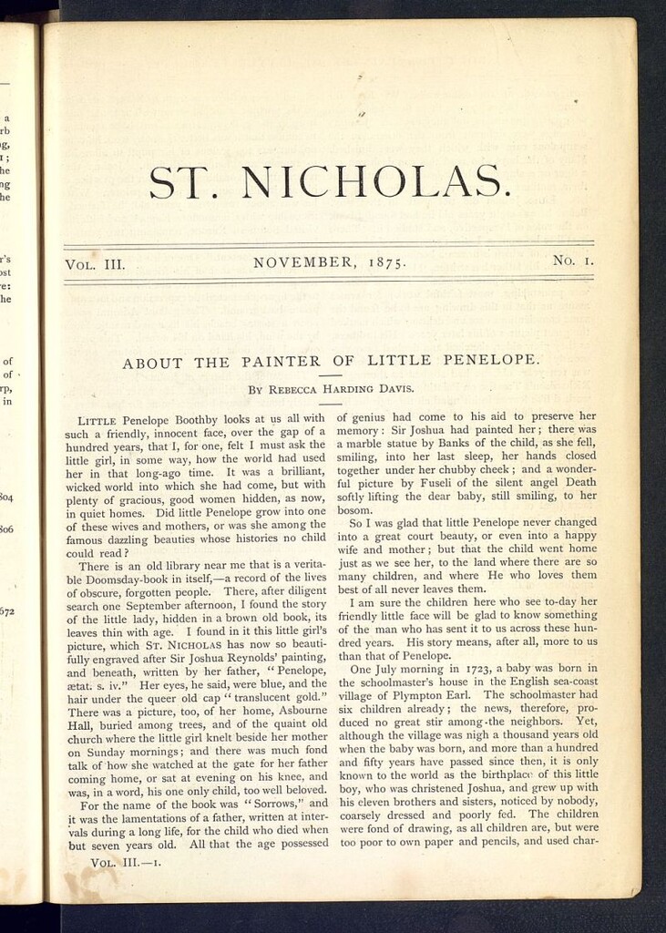 Miniatura de Saint Nicholas : scribner´s illustrated magazine for girls and boys de noviembre de 1875, nº 1