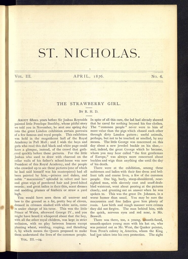 Miniatura de Saint Nicholas : scribner´s illustrated magazine for girls and boys de abril de 1876, nº 6