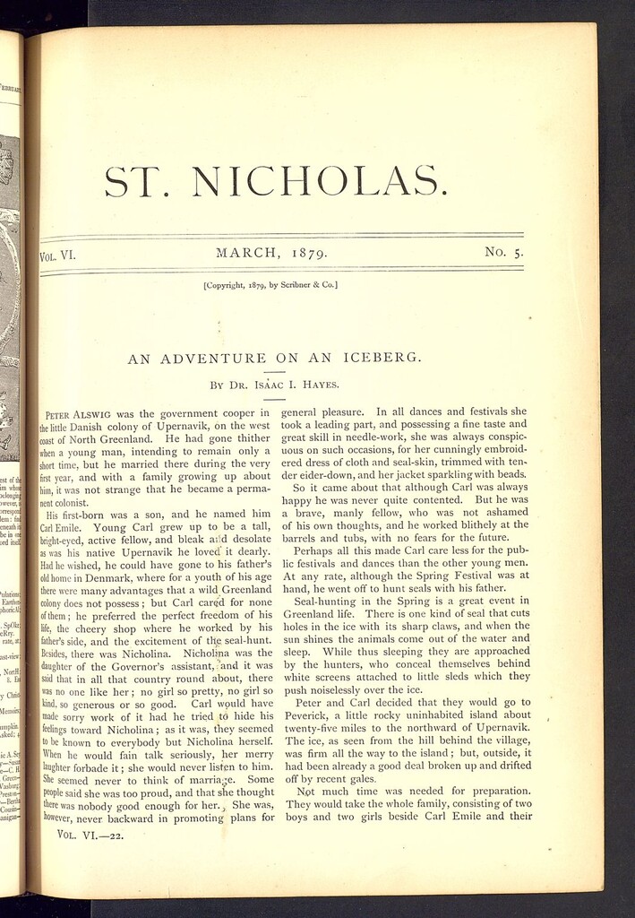 Miniatura de Saint Nicholas : scribner´s illustrated magazine for girls and boys, marzo de 1879, vol 6, nº 5