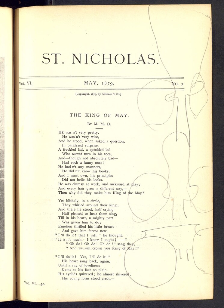 Miniatura de Saint Nicholas : scribner´s illustrated magazine for girls and boys, mayo de 1879, vol 6, nº 7