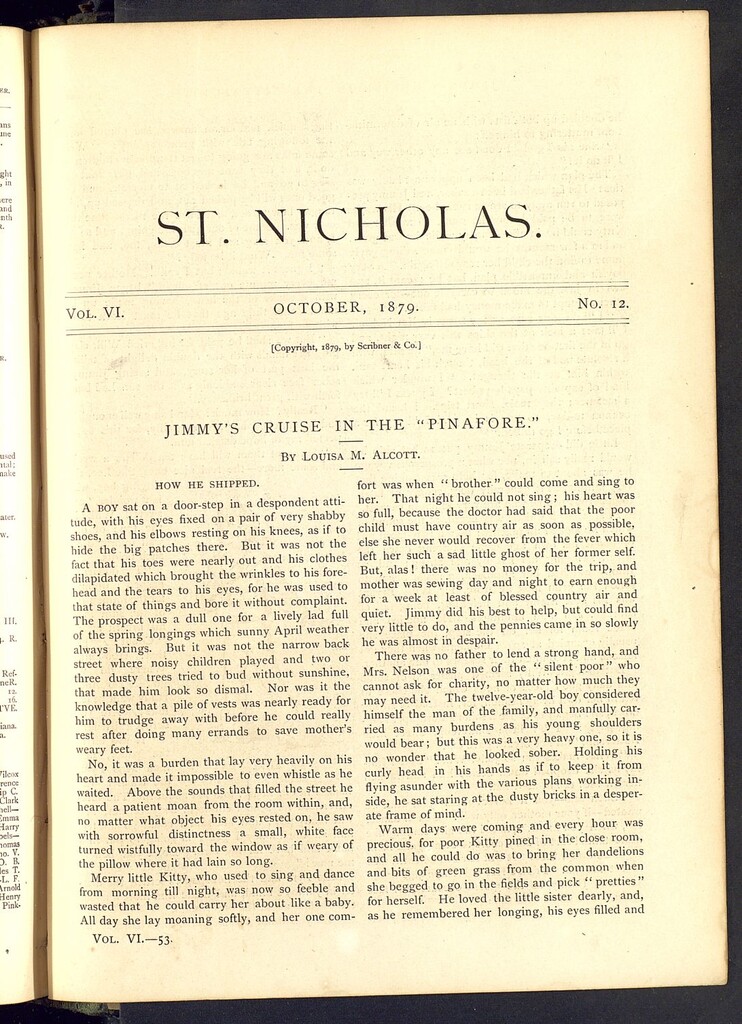 Miniatura de Saint Nicholas : scribner´s illustrated magazine for girls and boys, octubre de 1879, vol 6, nº 12
