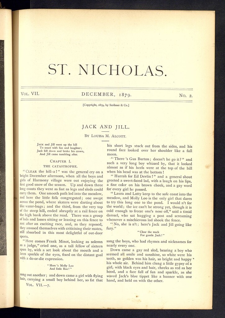 Miniatura de Saint Nicholas : scribner´s illustrated magazine for girls and boys, diciembre de 1879, vol 7, nº 2