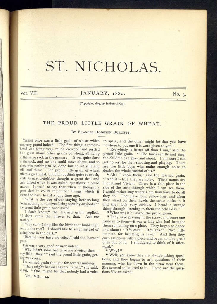 Miniatura de Saint Nicholas : scribner´s illustrated magazine for girls and boys, enero de 1880, vol 7, nº 3
