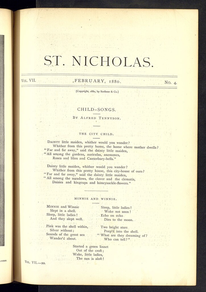 Miniatura de Saint Nicholas : scribner´s illustrated magazine for girls and boys, febrero de 1880, vol 7, nº 4