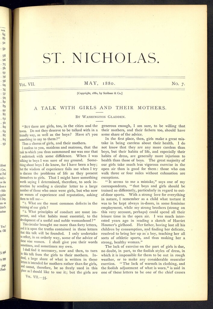 Miniatura de Saint Nicholas : scribner´s illustrated magazine for girls and boys, mayo de 1880, vol 7, nº 7