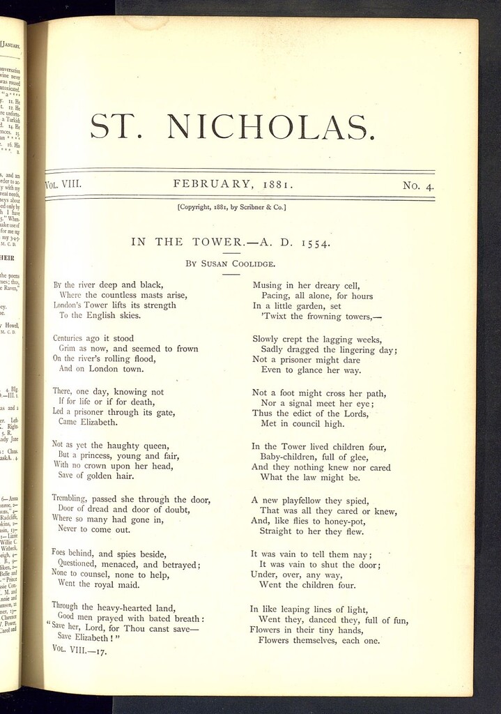 Miniatura de Saint Nicholas : scribner´s illustrated magazine for girls and boys, febrero de 1881, vol 8, nº 4