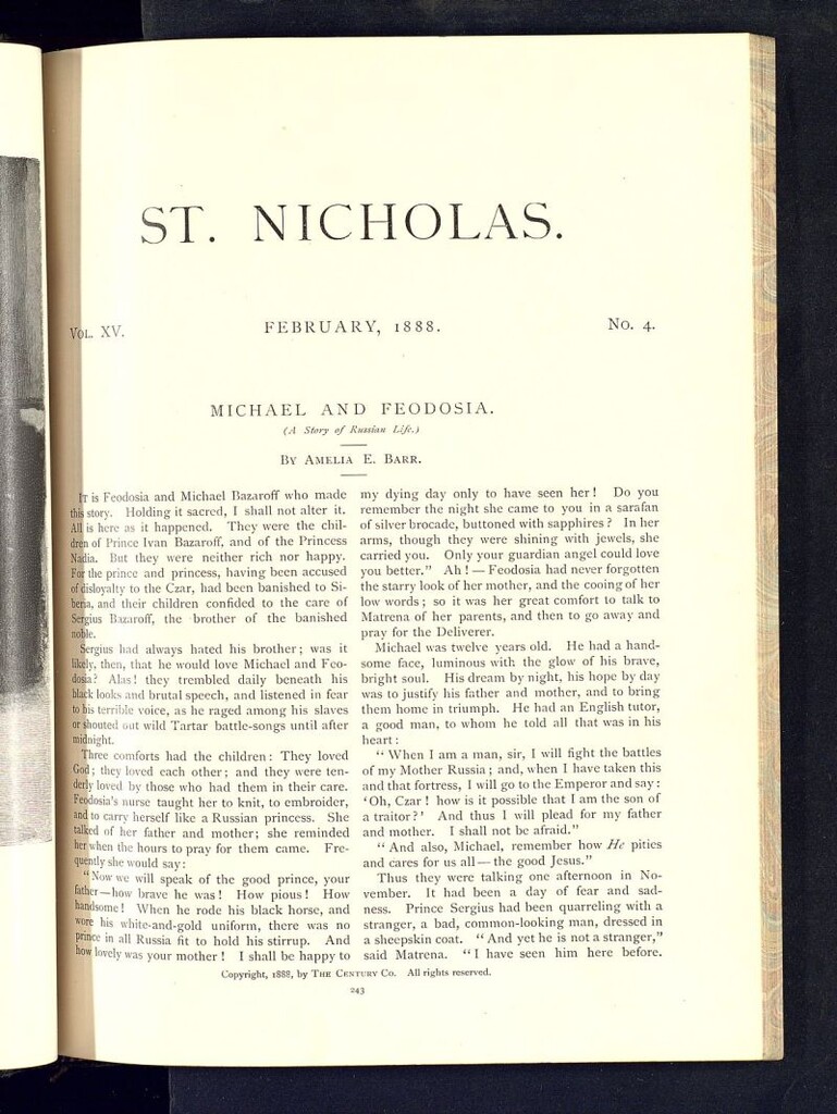 Miniatura de Saint Nicholas : scribner´s illustrated magazine for girls and boys de febrero de 1888, nº 4