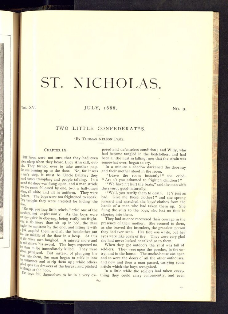Miniatura de Saint Nicholas : scribner´s illustrated magazine for girls and boys de julio de 1888, nº 9