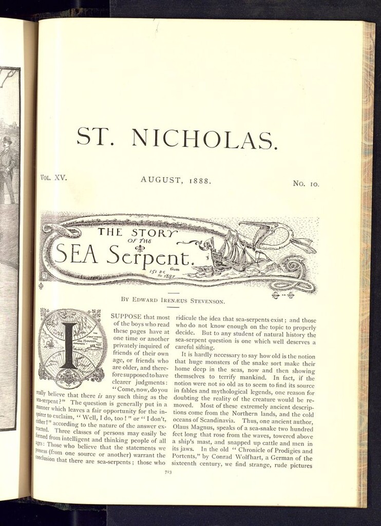 Miniatura de Saint Nicholas : scribner´s illustrated magazine for girls and boys de agosto de 1888, nº 10