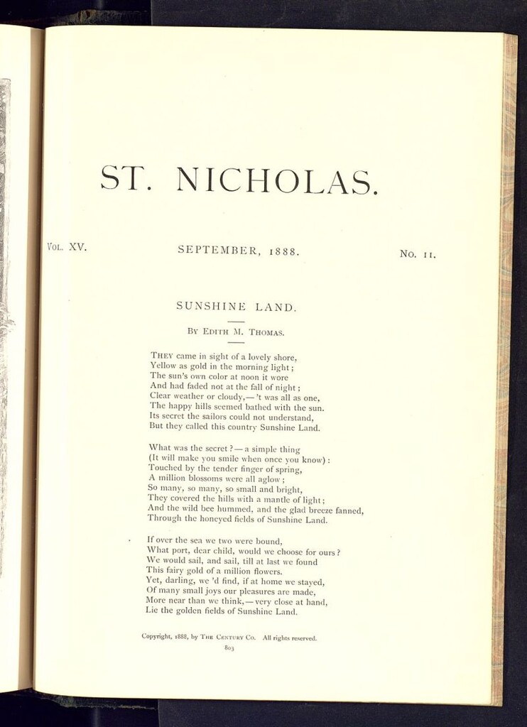 Miniatura de Saint Nicholas : scribner´s illustrated magazine for girls and boys de septiembre de 1888, nº 11