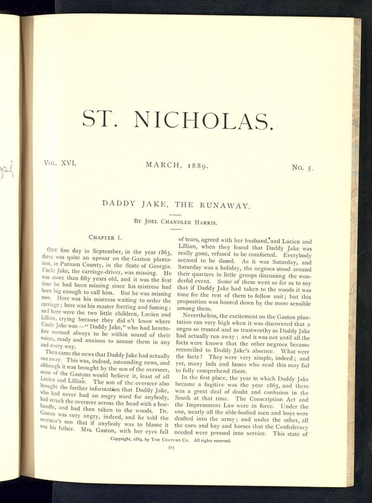 Miniatura de Saint Nicholas : scribner´s illustrated magazine for girls and boys de marzo de 1889, nº 5