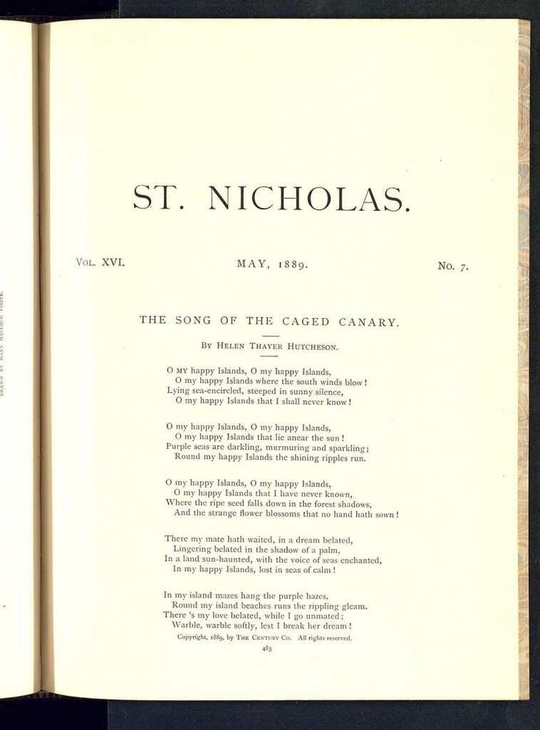 Miniatura de Saint Nicholas : scribner´s illustrated magazine for girls and boys de mayo de 1889, nº 7
